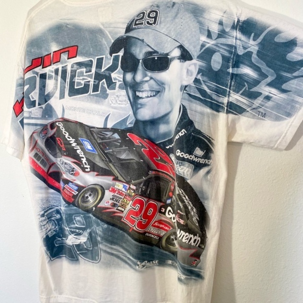 Vintage Nascar T Shirt Kevin Harvick #29 Tee Oversized Mens Car Racing - Picture 6 of 6